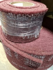 Slit Rolls Purple Scotchbrite gasket material
