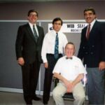 Parker management visits Web Seal, circa 1992 Parker seals and o-rings