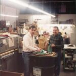 John (l.) and Don Hurley getting a rush order out on a Saturday morning. Web Seal Custom Gaskets and Die Cuts