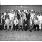 Distributors meeting, late 1980s – Don Hurley, second row, end, with bowtie and white jacket Web Seal custom sealing solutions