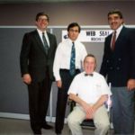 Parker management visits Web Seal, circa 1992 Parker seals and o-rings
