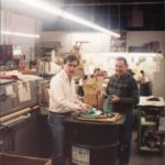 John (l.) and Don Hurley getting a rush order out on a Saturday morning. Web Seal Custom Gaskets and Die Cuts