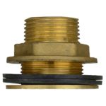 rubber gaskets on brass fittings